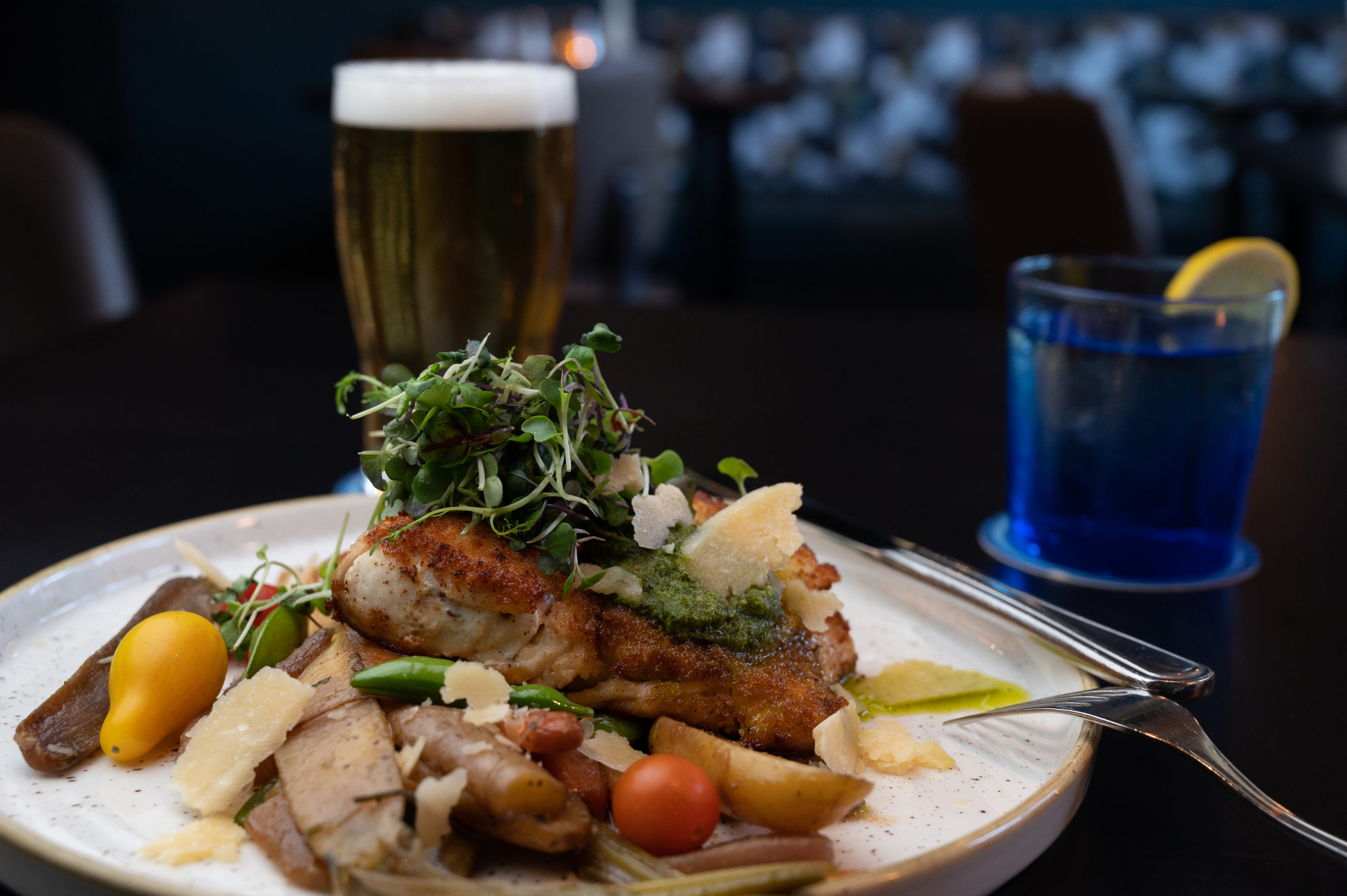 Pesto Alaskan Halibut 